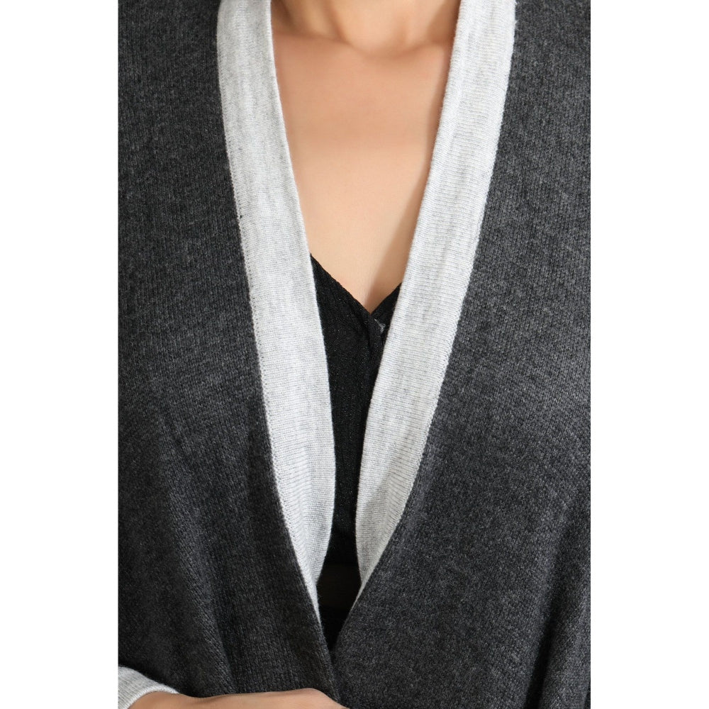 Dusala India Handwoven Pashmina Cape