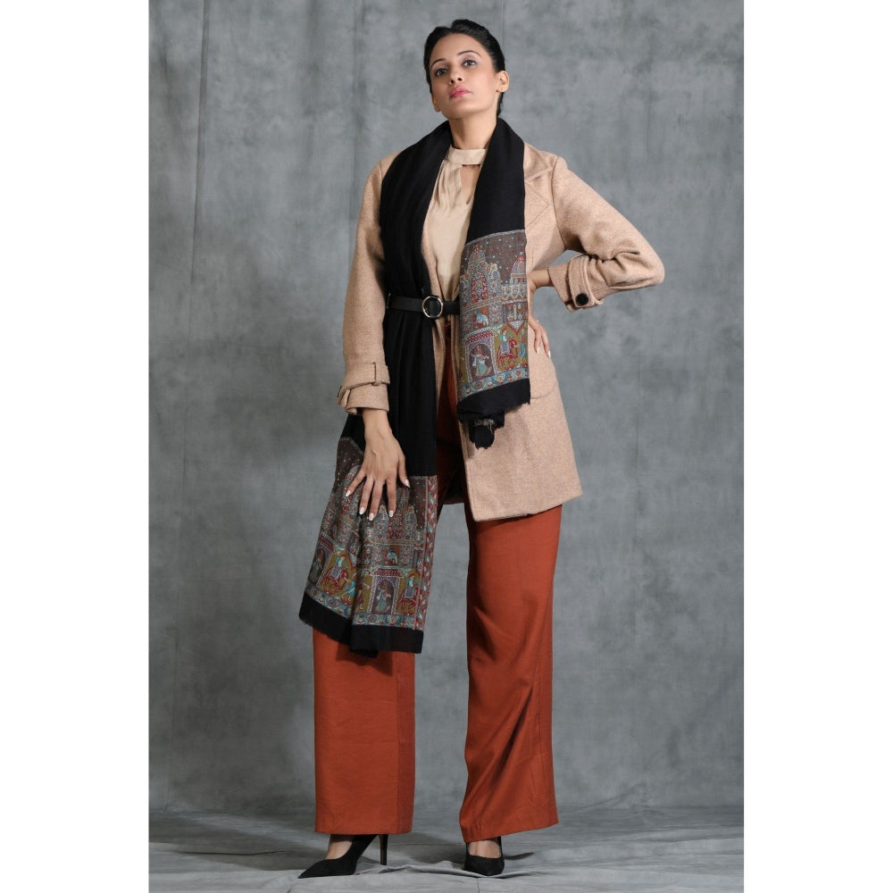 Dusala India Handwoven Cashmere Fine Wool Stole