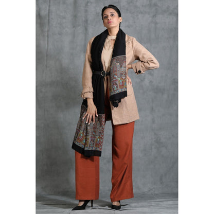 Dusala India Handwoven Cashmere Fine Wool Stole