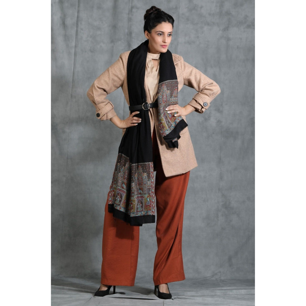 Dusala India Handwoven Cashmere Fine Wool Stole