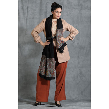 Dusala India Handwoven Cashmere Fine Wool Stole