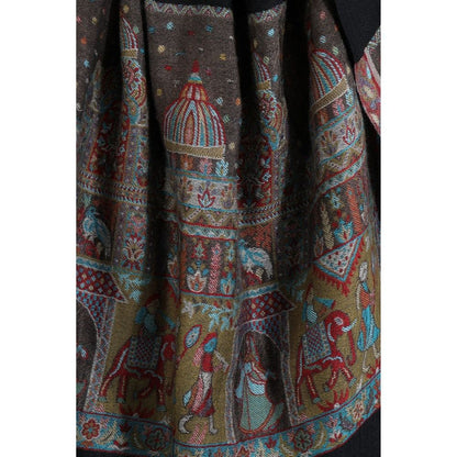 Dusala India Handwoven Cashmere Fine Wool Stole