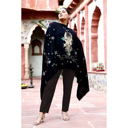 Dusala India Taurus Sequence Pipe Work and Thread Work Stole