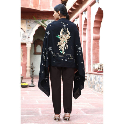 Dusala India Taurus Sequence Pipe Work and Thread Work Stole