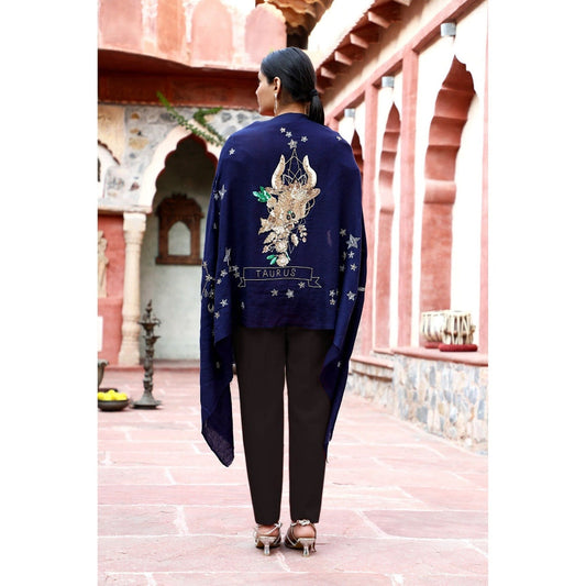 Dusala India Taurus Sequence Pipe Work and Thread Work Stole