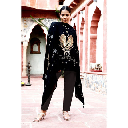 Dusala India Gemini Sequence Pipe Work and Thread Work Stole