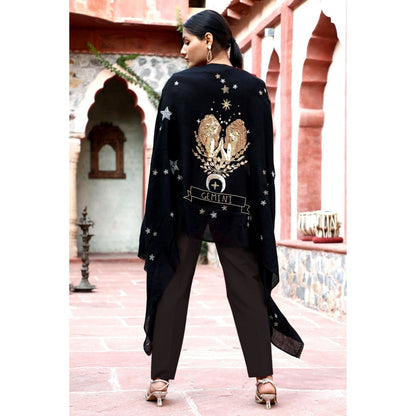 Dusala India Gemini Sequence Pipe Work and Thread Work Stole