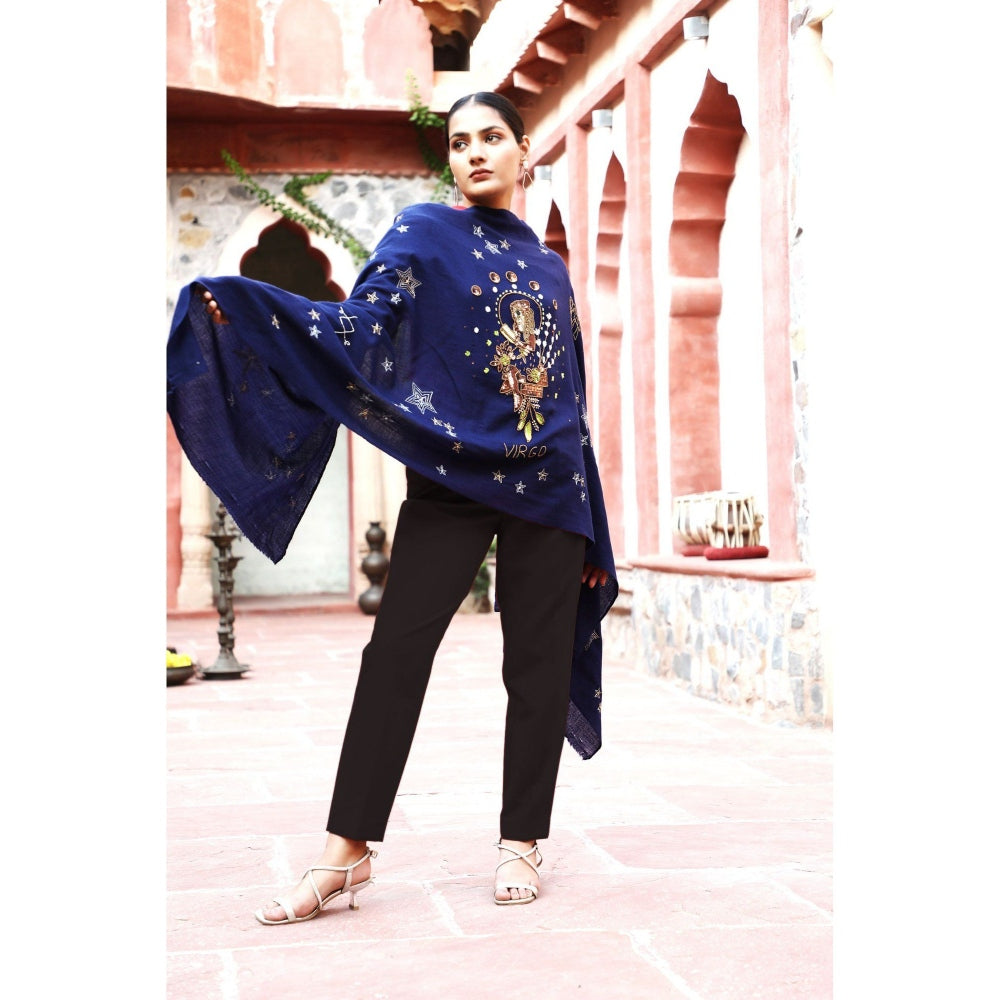 Dusala India Virgo Sequence Pipe Work and Thread Work Stole