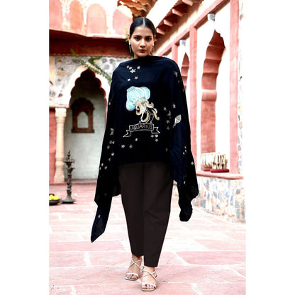 Dusala India Aquarius Sequence Pipe Work and Thread Work Stole