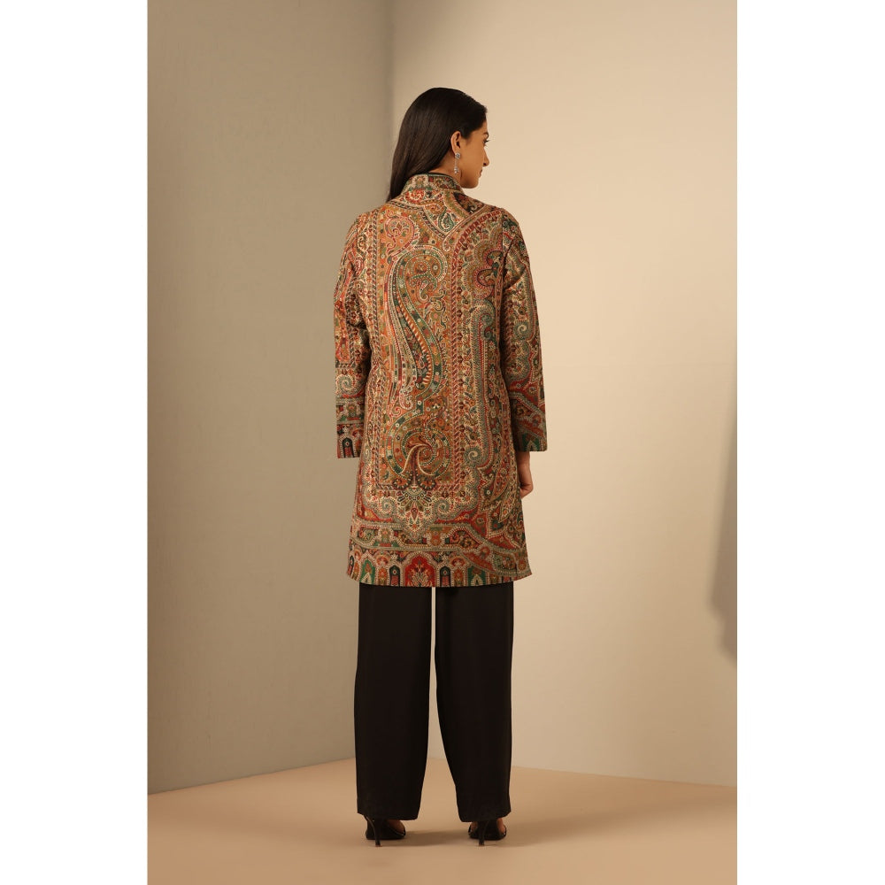 Dusala India Nuria Fine Wool Silk Full Jacket