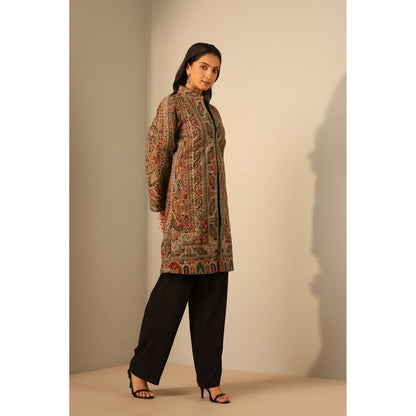 Dusala India Nuria Fine Wool Silk Full Jacket