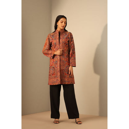 Dusala India Tara Fine Wool Silk Full Jacket