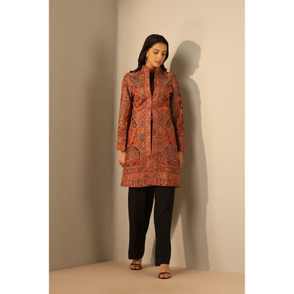 Dusala India Tara Fine Wool Silk Full Jacket