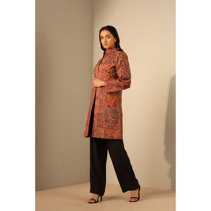 Dusala India Tara Fine Wool Silk Full Jacket
