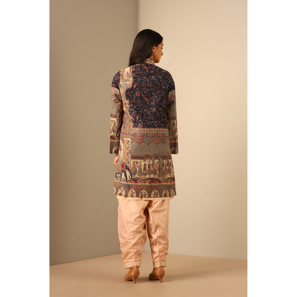 Dusala India Naira Fine Wool Silk Full Jacket