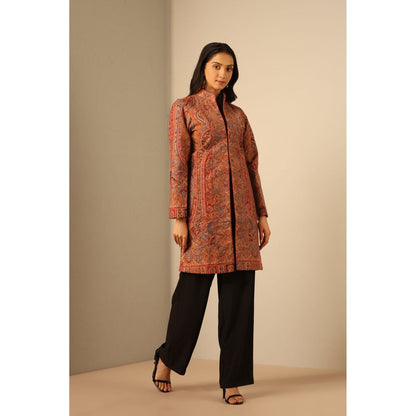 Dusala India Anvi Fine Wool Silk Full Jacket