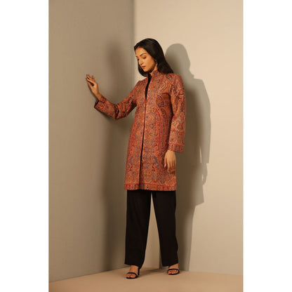 Dusala India Anvi Fine Wool Silk Full Jacket