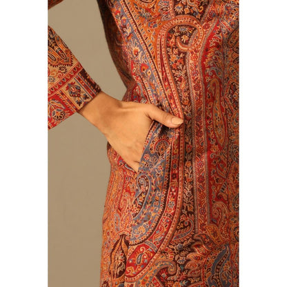 Dusala India Anvi Fine Wool Silk Full Jacket