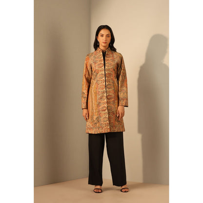 Dusala India Myra Fine Wool Silk Full Jacket