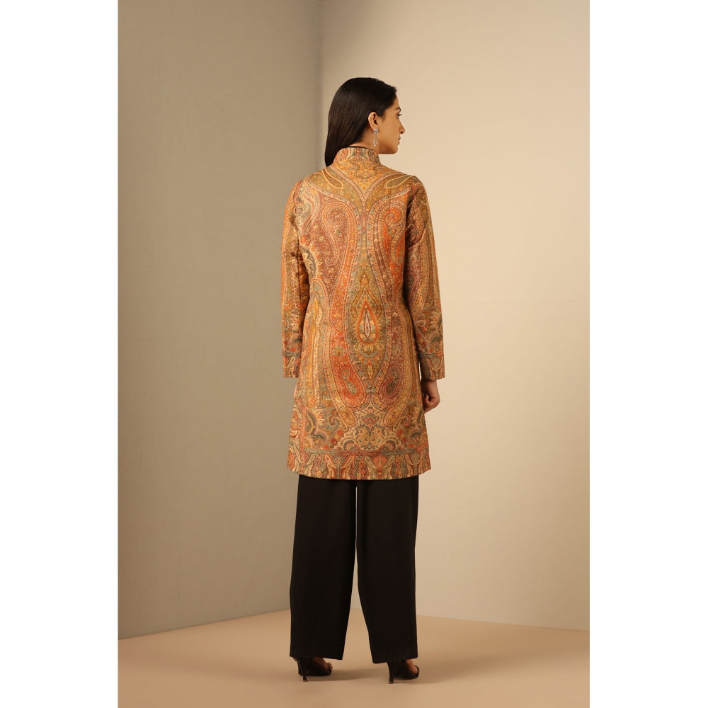 Dusala India Myra Fine Wool Silk Full Jacket
