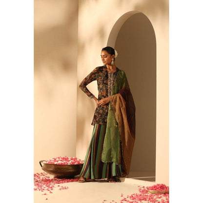 Dusala India Khushi Kurta & Palazzo with Dupatta (Set of 3)