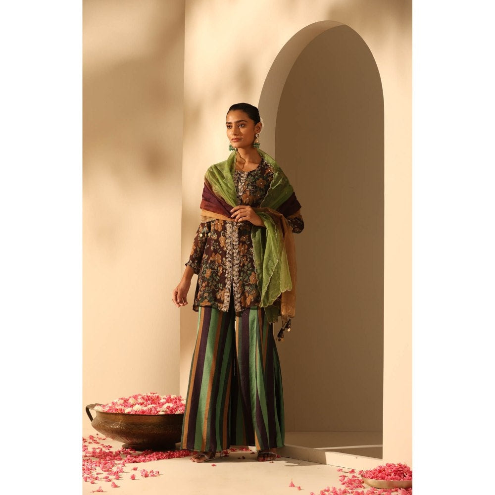 Dusala India Khushi Kurta & Palazzo with Dupatta (Set of 3)