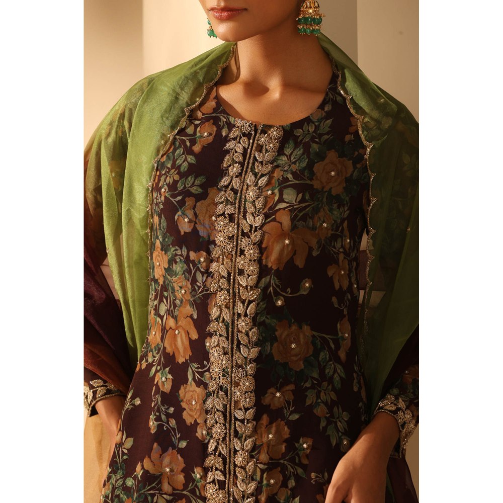 Dusala India Khushi Kurta & Palazzo with Dupatta (Set of 3)