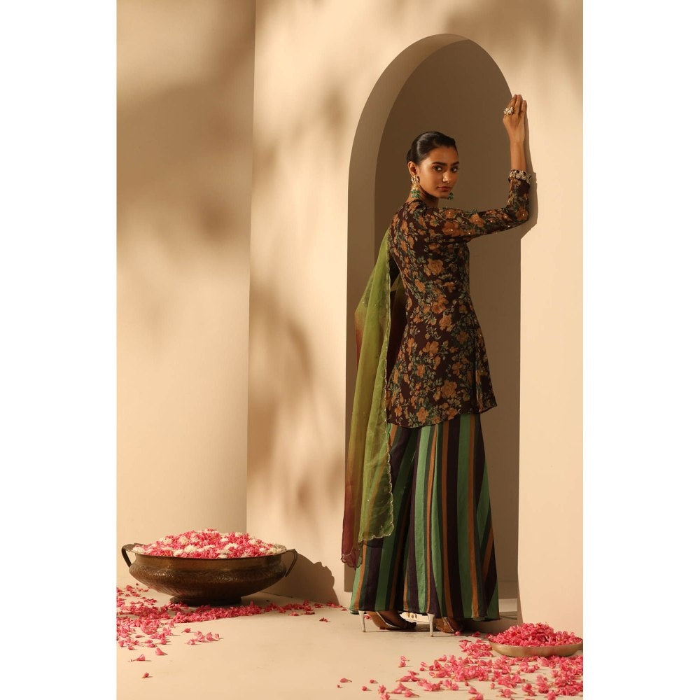 Dusala India Khushi Kurta & Palazzo with Dupatta (Set of 3)