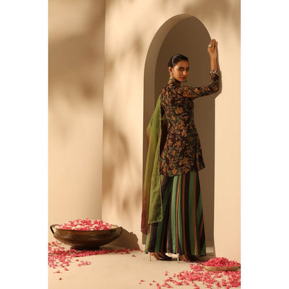 Dusala India Khushi Kurta & Palazzo with Dupatta (Set of 3)