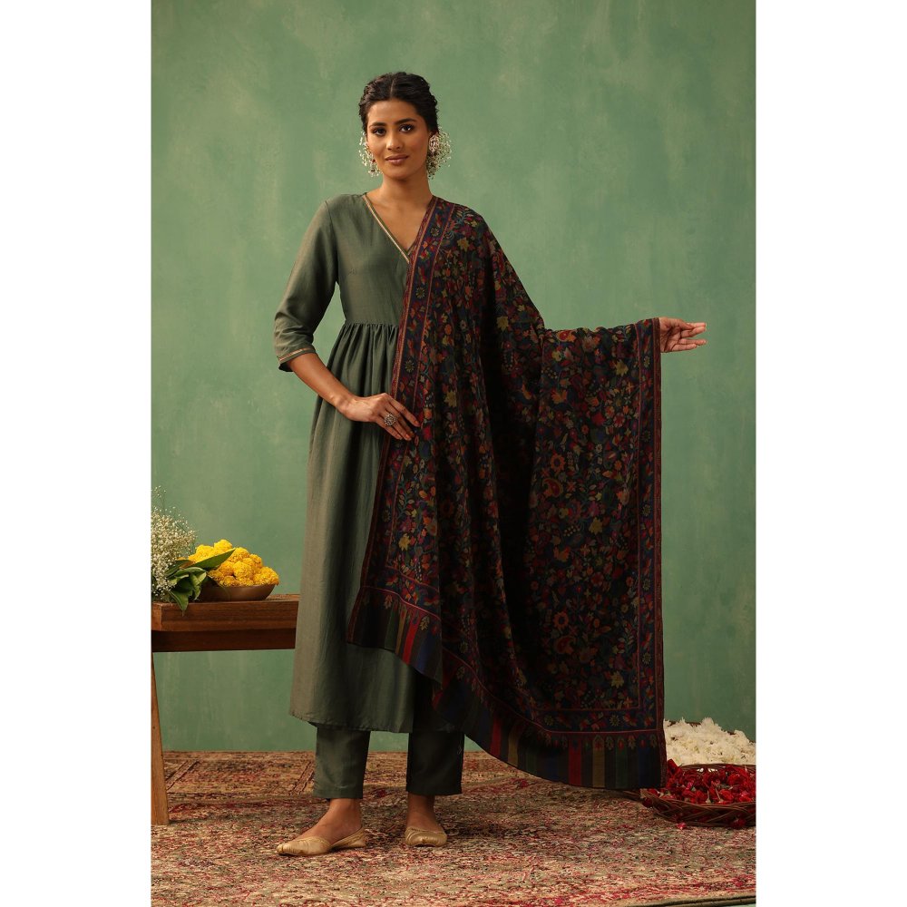 Dusala India Anjisha Cashmere Shawl