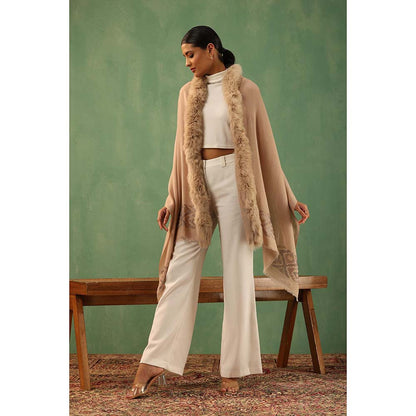 Dusala India Margha Cashmere Fur Stole