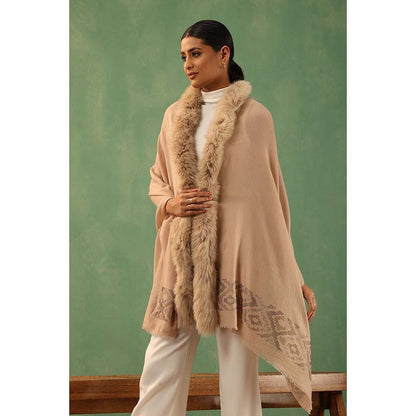 Dusala India Margha Cashmere Fur Stole