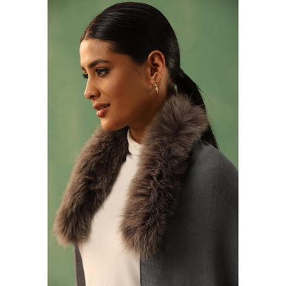 Dusala India Mishty Cashmere Fur Stole