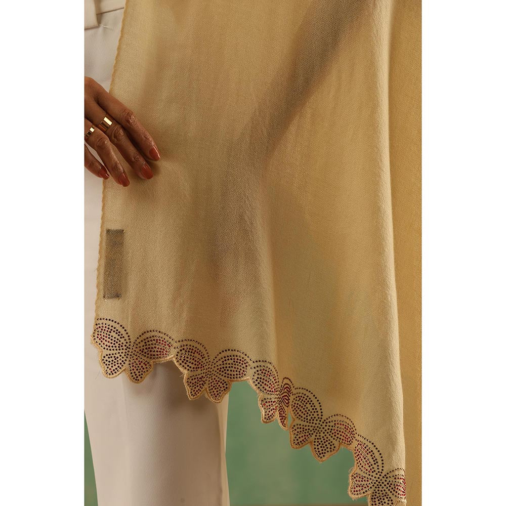 Dusala India Delvey Cashmere Fur Stole