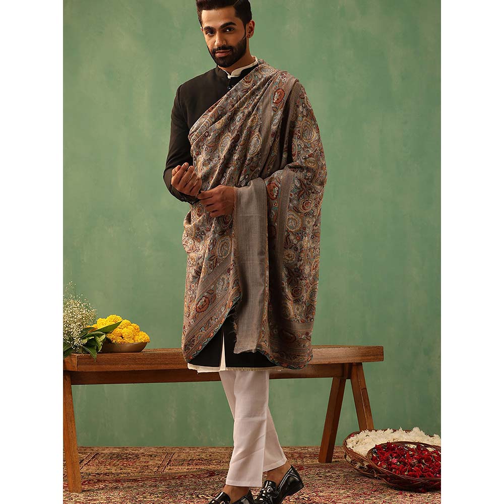 Dusala India Multi-Colour Eric Cashmere Stole