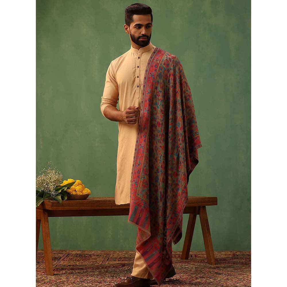 Dusala India Multi-Colour Elliotte Cashmere Stole