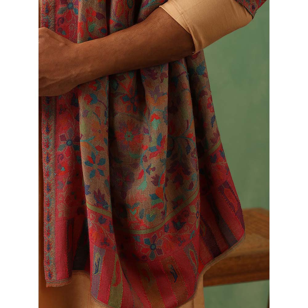 Dusala India Multi-Colour Elliotte Cashmere Stole