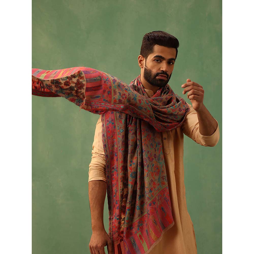 Dusala India Multi-Colour Elliotte Cashmere Stole