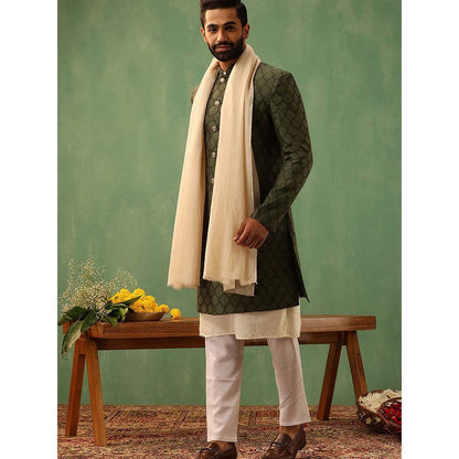 Dusala India Off White Shahid Cashmere Stole