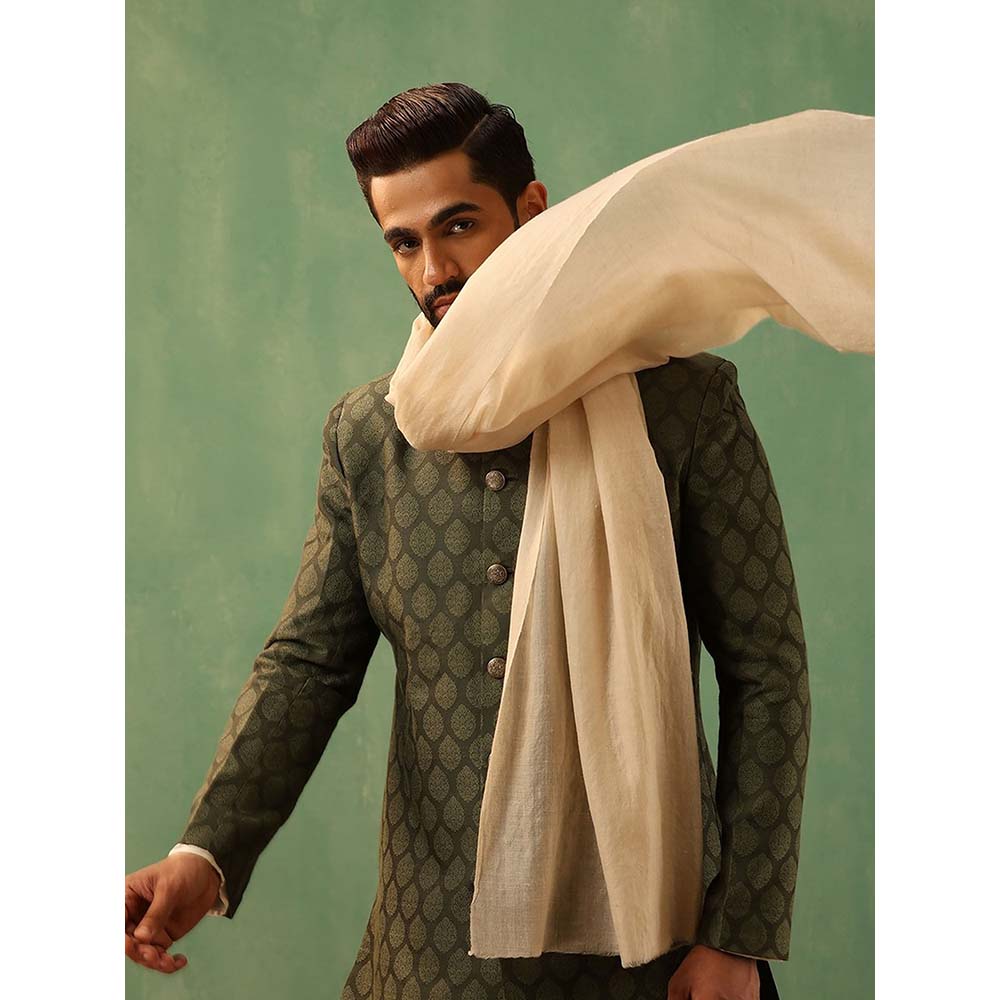 Dusala India Off White Shahid Cashmere Stole