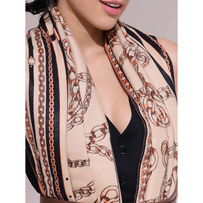Dusala India Jon Beige Heritage Cashmere Stole