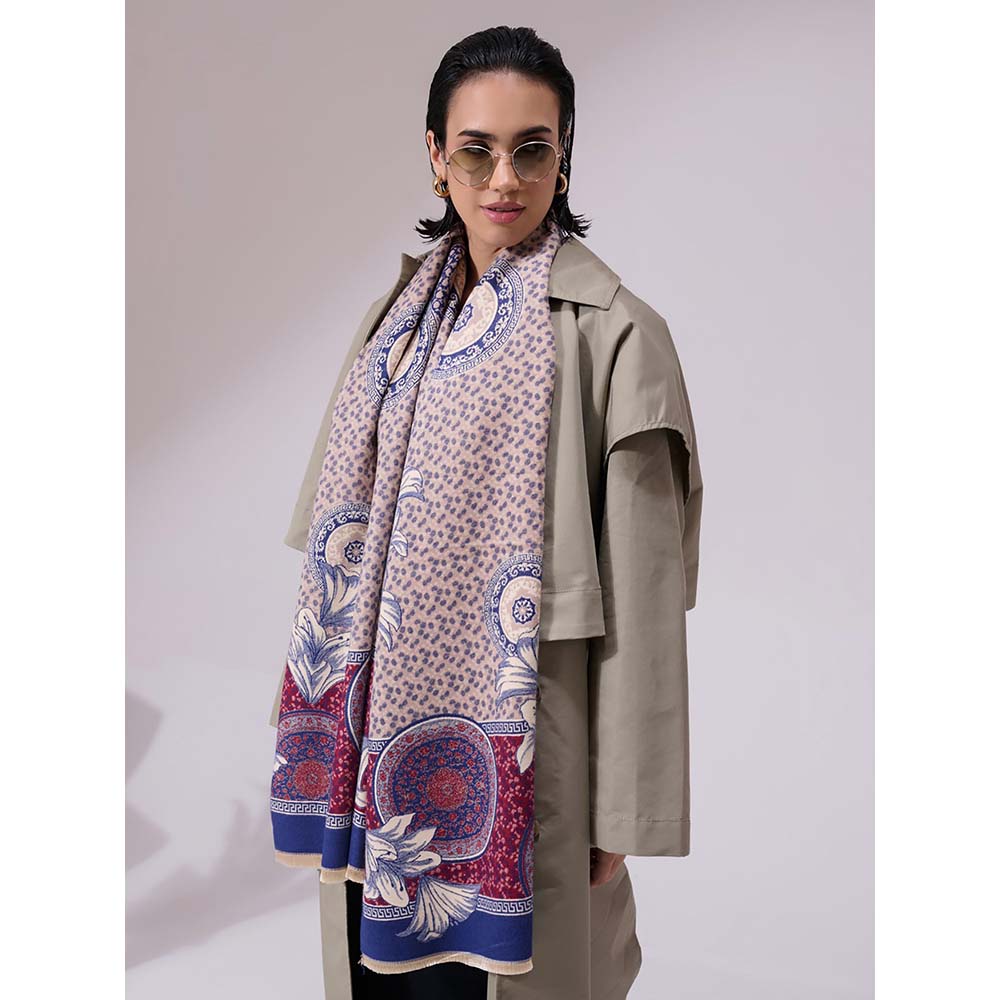 Dusala India Mishma Multicolour Heritage Cashmere Stole