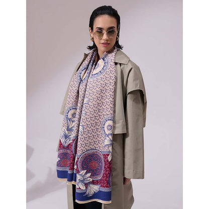 Dusala India Mishma Multicolour Heritage Cashmere Stole