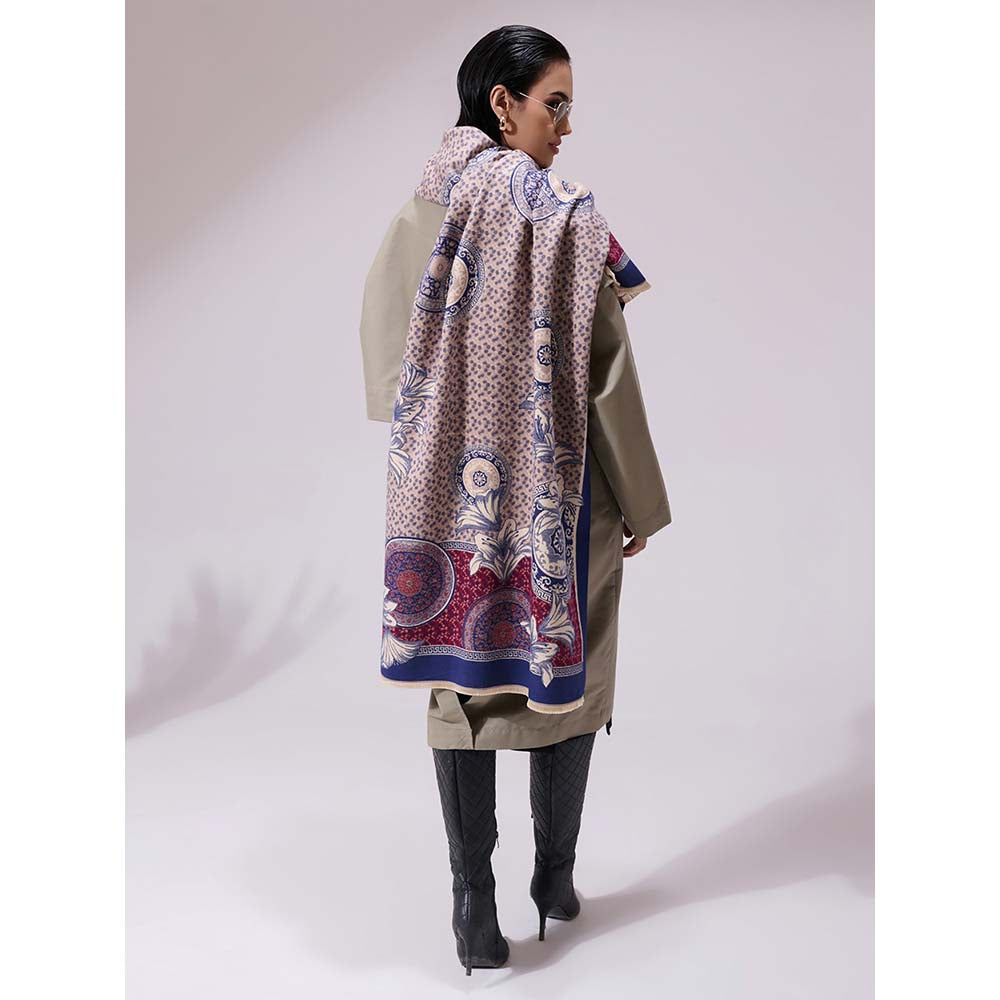 Dusala India Mishma Multicolour Heritage Cashmere Stole