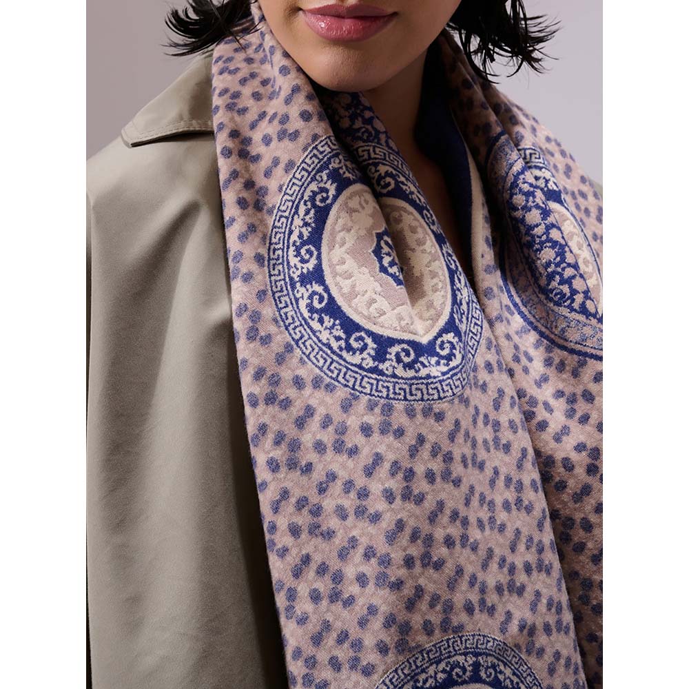 Dusala India Mishma Multicolour Heritage Cashmere Stole