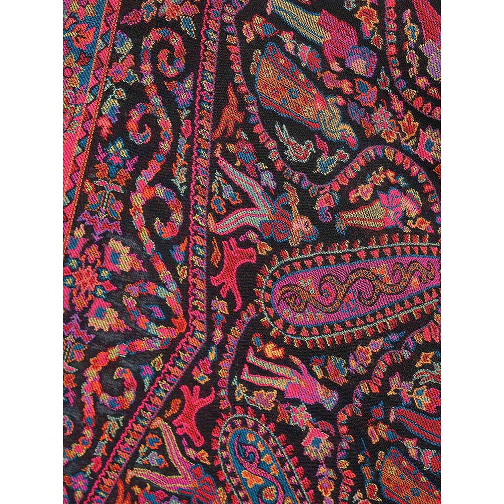 Dusala India Multi-Colour Pashmina In Kani Weave Full Stole