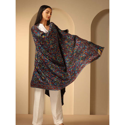 Dusala India Blue Radhi Stoles