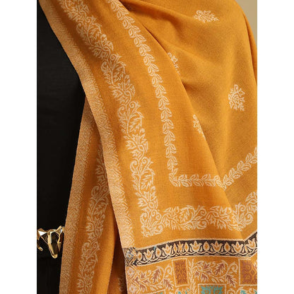 Dusala India Mustard Nora Cashmere Stole