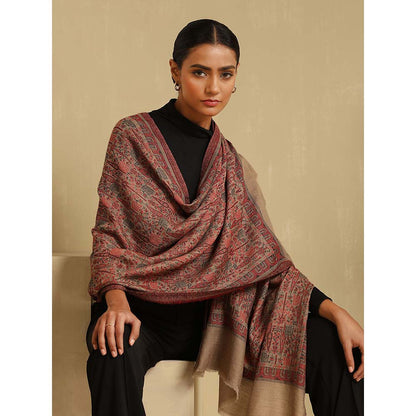 Dusala India Beige Sera Cashmere Stole