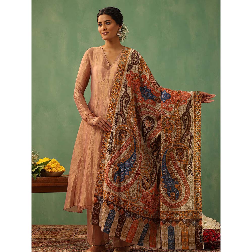 Dusala India Multi-Colour Kashi Cashmere Stole